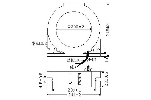 STA807零序電流互感器